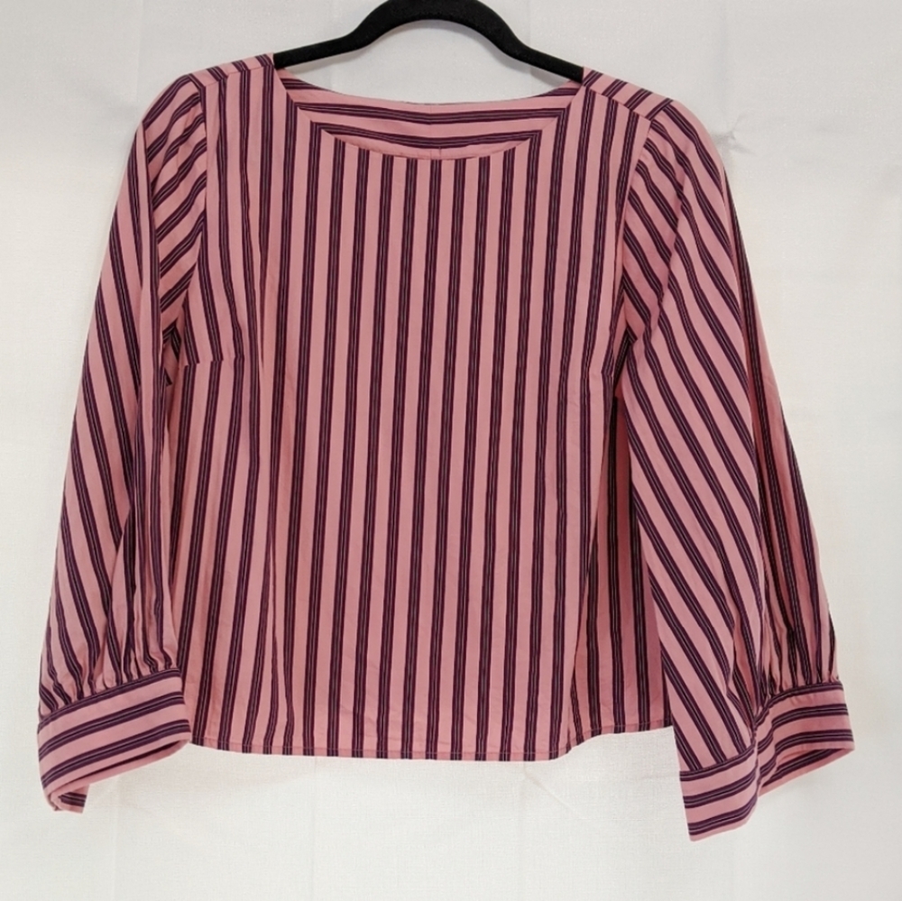 Topshop Striped Top - Picture 1 of 6